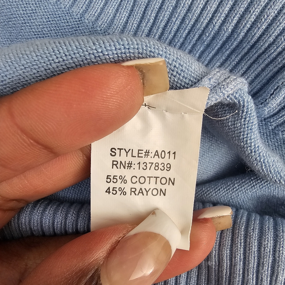 Beautiful Baby Blue Cardigan - Picture 10 of 12